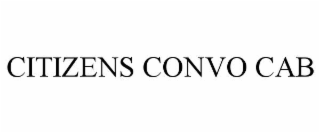 citizens convo cab