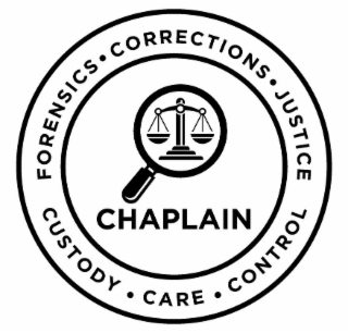 forensics corrections justice chaplain custody care control