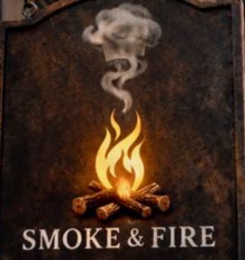 smoke & & fire