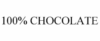 100% chocolate