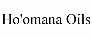 ho'omana oils