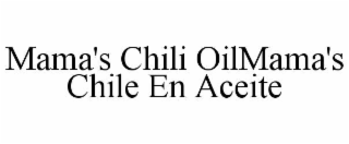mama's chili oilmama's chile en aceite