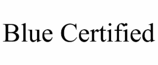 blue certified
