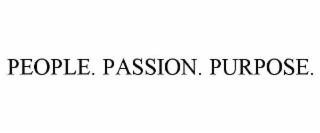 people. passion. purpose.