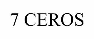 7 ceros