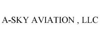 a-sky aviation , llc