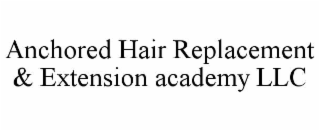 anchored hair replacement & extension academy llc