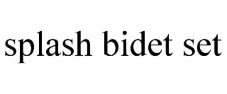 splash bidet set