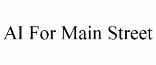 ai for main street