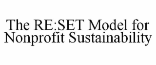 the re:set model for nonprofit sustainability
