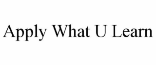 apply what u learn