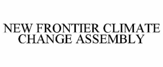 new frontier climate change assembly