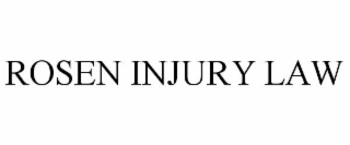 rosen injury law