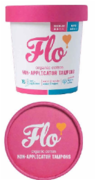 regular super flo organic cotton eco-applicator tampons 16 non-applicator 8 regular 8 super made with 100% organic cotton