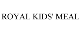 royal kids' meal
