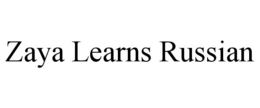 zaya learns russian
