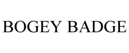 bogey badge
