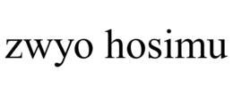 zwyo hosimu