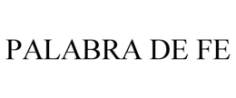 palabra de fe