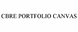 cbre portfolio canvas