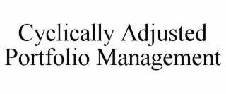 cyclically adjusted portfolio management