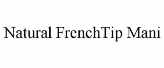 natural frenchtip mani