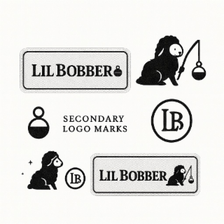 lb lil bobber secondary logo marks ib lil bobber