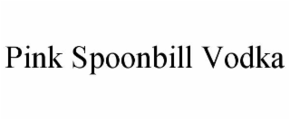 pink spoonbill vodka