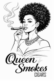 queen smokes cigars