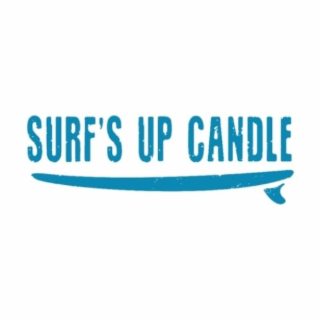 surf's up candle