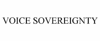 voice sovereignty