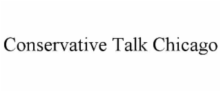 conservative talk chicago