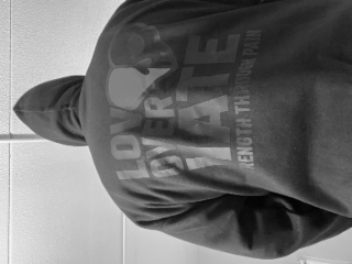 lov over hate strength through pain