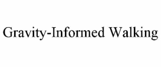 gravity-informed walking