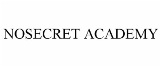 nosecret academy