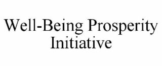 well-being prosperity initiative