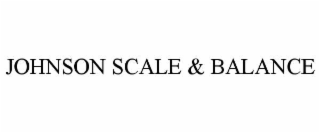 johnson scale & balance