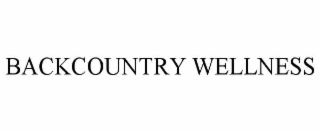 backcountry wellness