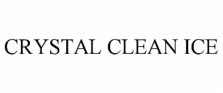 crystal clean ice