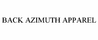 back azimuth apparel