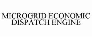 microgrid economic dispatch engine