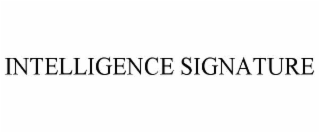 intelligence signature