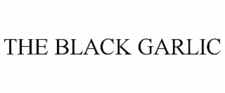 the black garlic