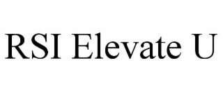 rsi elevate u