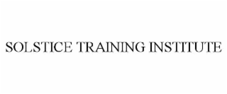 solstice training institute