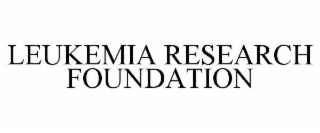 leukemia research foundation