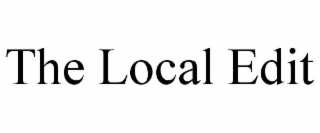 the local edit