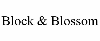 block & blossom