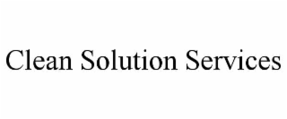 clean solution services