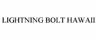 lightning bolt hawaii
